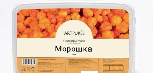 Пюре Artpuree морошка 0,25 кг замороженное