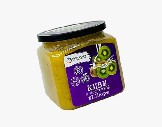 Пюре Proff Puree киви с косточкой 0,5 кг замороженное