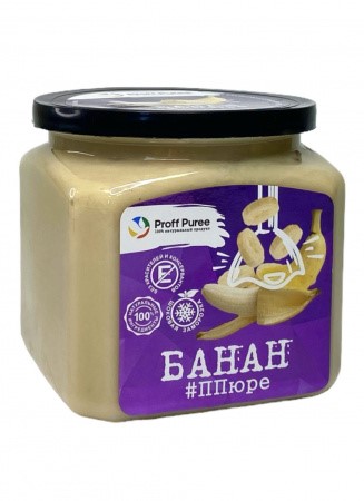 Пюре Proff Puree банан 0,5 кг замороженное