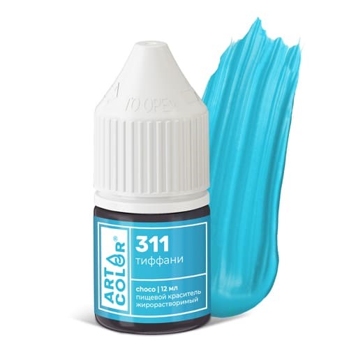 Гелевый жирорастворимый краситель Art Color Choco Тиффани, 12мл
