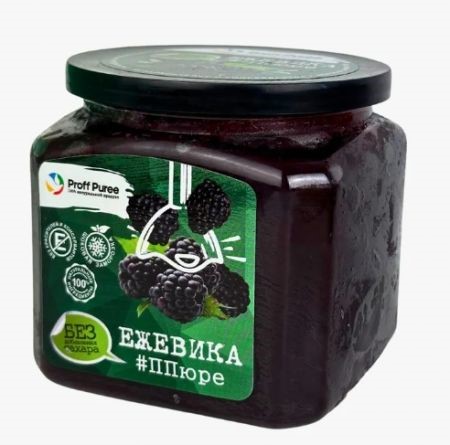 Пюре Proff Puree без сахара ежевика 0,5 кг замороженное