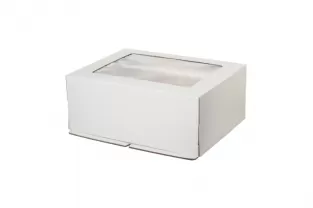 Коробка для торта 30 см*40 см*12 см с окном