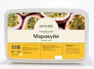 Пюре Artpuree маракуйя с семечкой 1 кг замороженное